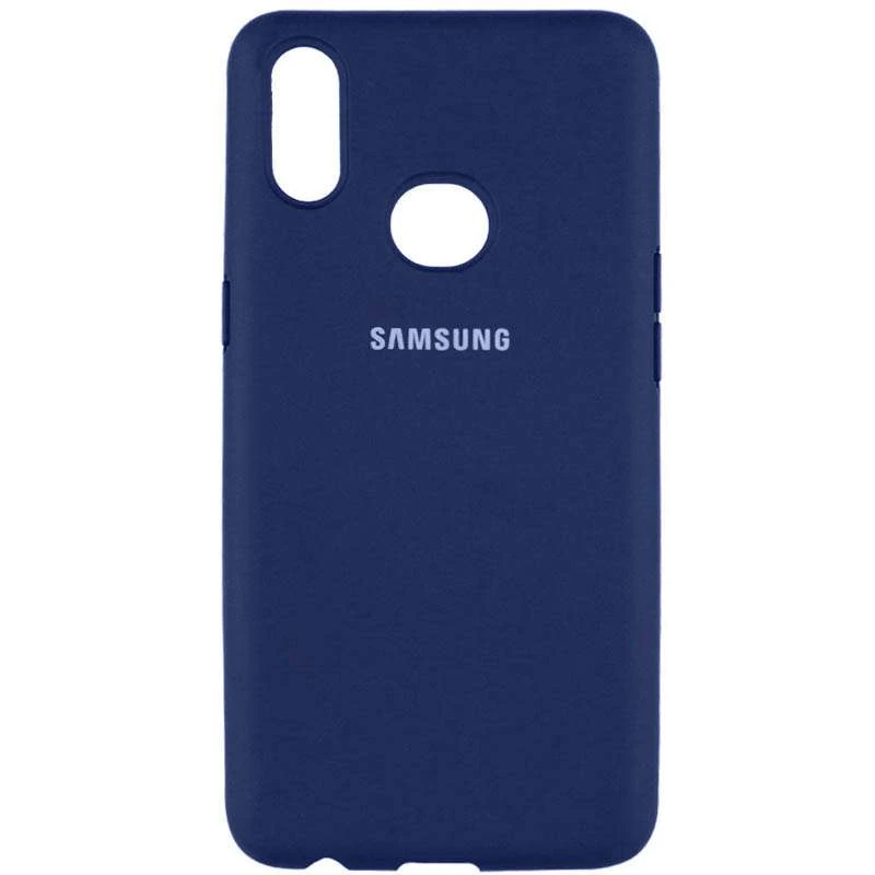 

Чохол Silicone Case з закритим низом на Samsung Galaxy A10s (Темно-синій / Midnight blue)