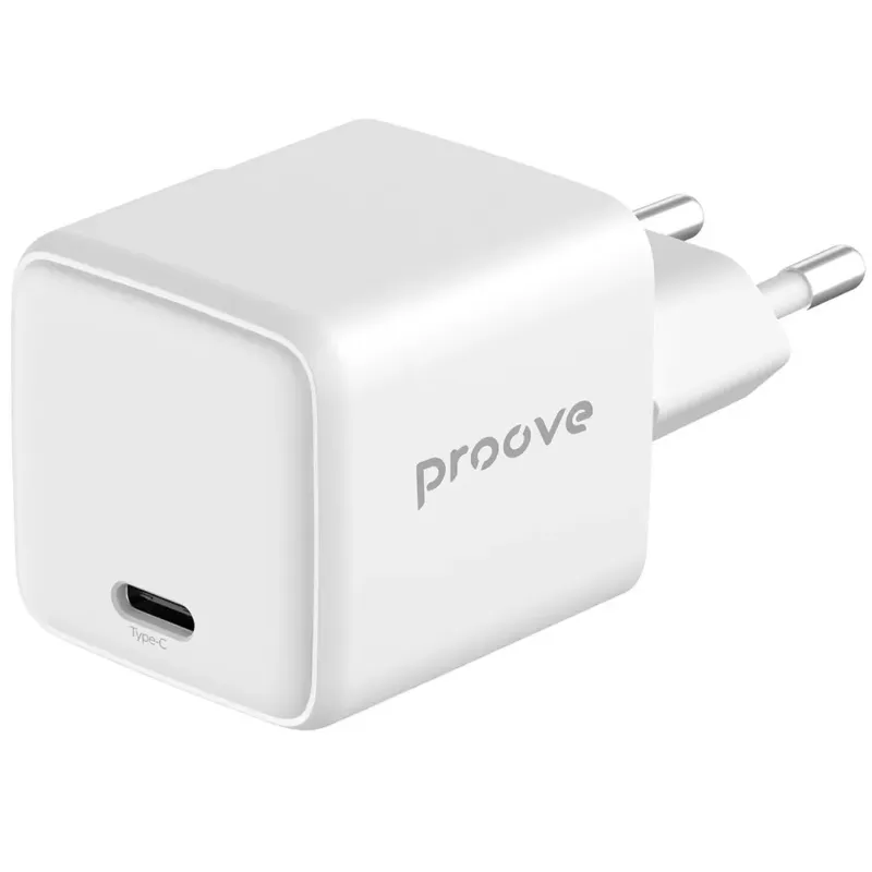 МЗП Proove Pocket GaN 25W (1USB-C) – White. Фото 4 з 5