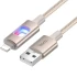 Дата кабель Hoco U144 New USB to Lightning 2.4A (1.2m) – Gold. Фото 2 з 4