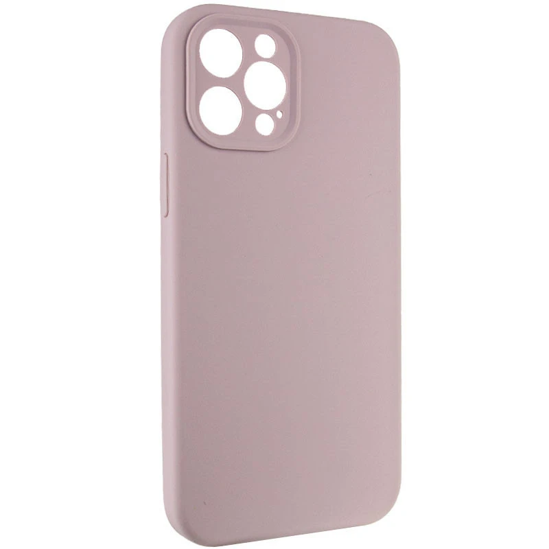 Чохол Silk Full Camera Protective (AA) NO LOGO для Apple iPhone 12 Pro Max (6.7") – Сірий / Lavender. Фото 2 з 6