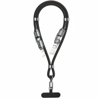 Дата кабель-шнурок ACD-X65 4in1 Type-C/USB to Lightning/Type-C 240W (1.5m) фото 1 з 1