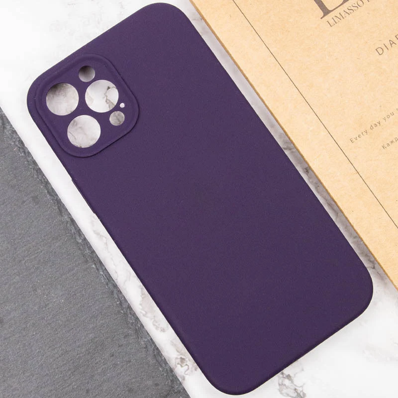 Чохол Silk Full Camera Protective (AA) NO LOGO для Apple iPhone 12 Pro Max (6.7") – Фіолетовий / Elderberry. Фото 5 з 6