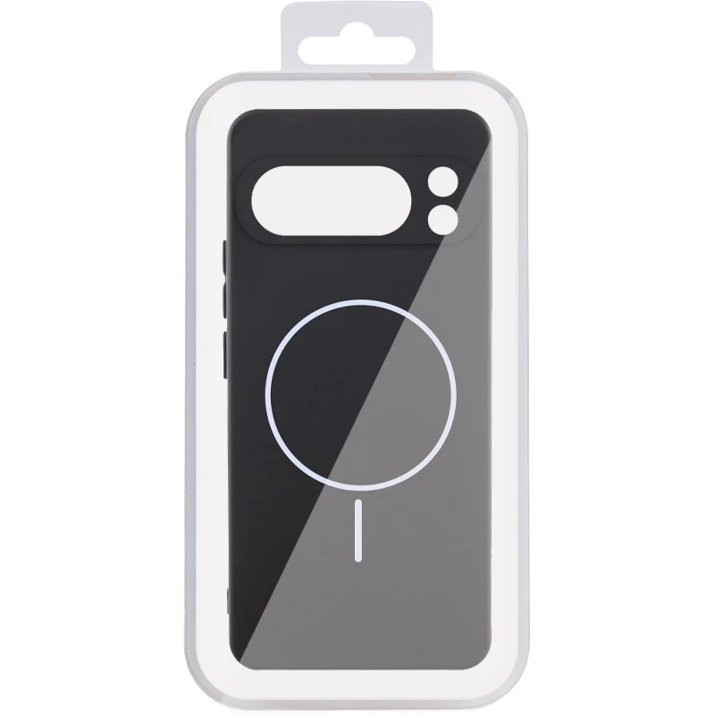 Силіконовий чохол Lakshmi MagFit з захистом камери для Google Pixel 9 Pro XL – Чорний / Black. Фото 5 з 6