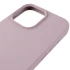 Чохол Silicone Case (AA) Logo with MagSafe для Apple iPhone 15 Pro Max (6.7") – Сірий / Lavender. Фото 5 з 6