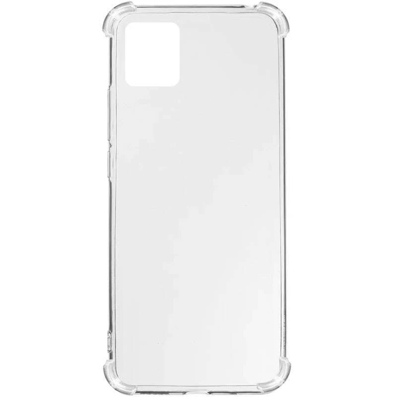 

Ультратонкий силиконовый чехол GETMAN с крытыми бортами для Samsung Galaxy A04e (Бесцветный (прозрачный)), Безбарвний (прозорий)