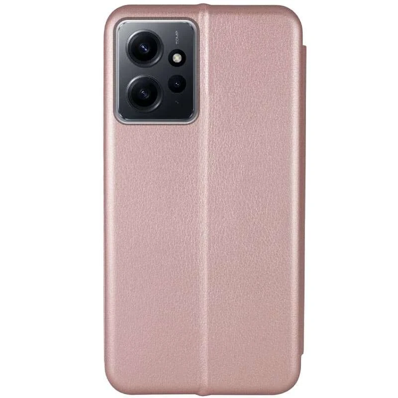 Чохол-книжка класичний на Xiaomi Redmi Note 12 4G – Rose Gold. Фото 2 з 3