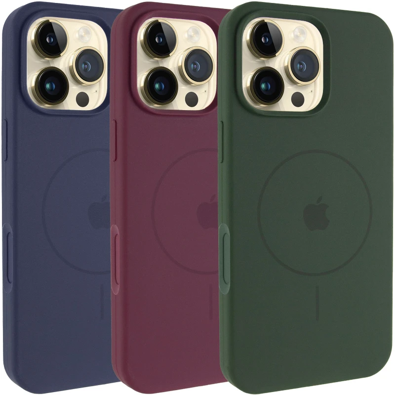 Чехол Silicone Case Full Protective (AA) V2 with MagSafe для Apple iPhone 16 Pro фото 3 из 3