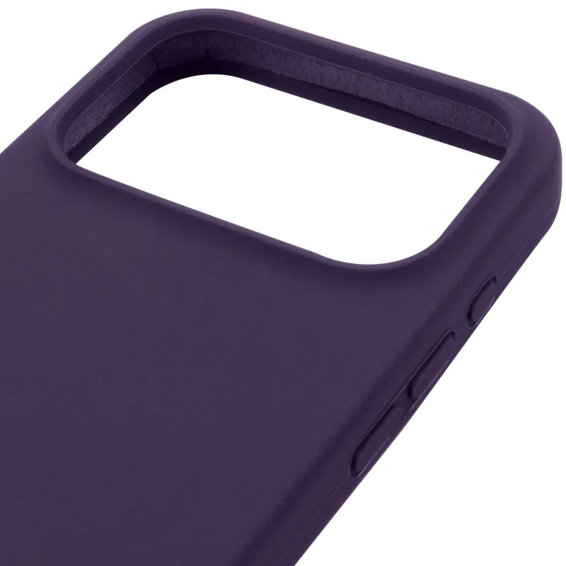 Чехол Silk Full Protective (AA) NO LOGO для Apple iPhone 17 Pro (6.3") – Фиолетовый / Elderberry. Фото 5 из 6