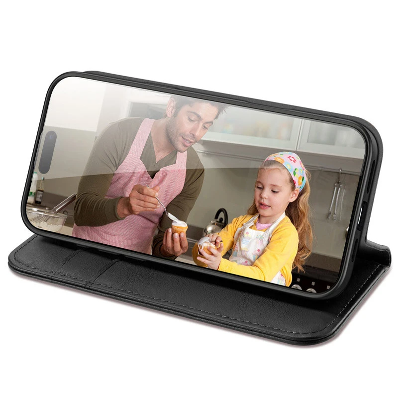 Чохол-книжка Dux Ducis Hivo для Apple iPhone 17 (6.3") – Black. Фото 6 з 8