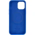 Чохол Silicone case Premium з Magsafe та анімацією на Apple iPhone 12 – Синій / Capri Blue. Фото 3 з 7