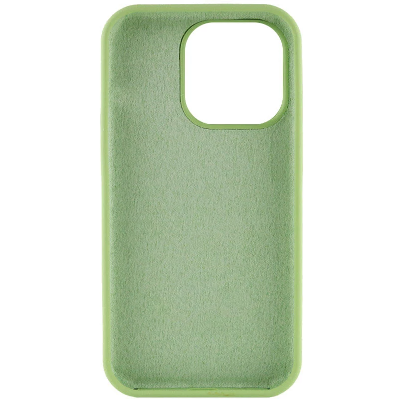 Чохол з закритим низом Silicone Case на Apple iPhone 14 Pro Max (6.7") – М'ятний / Mint. Фото 7 з 10