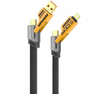 Дата кабель Amaya ACD-X31 4in1 Type-C/USB to Lightning/Type-C 65W (1.2m) фото 1 з 1