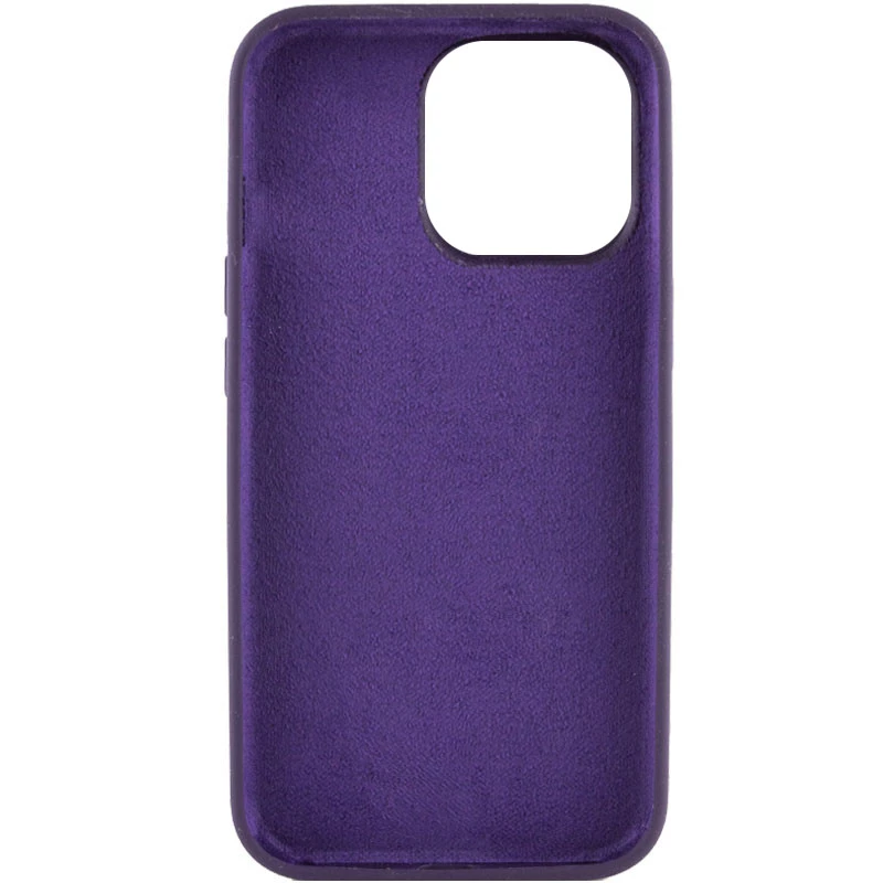 Чохол з закритим низом Silicone Case на Apple iPhone 16 – Фіолетовий / Elderberry. Фото 8 з 12