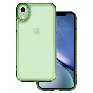Силиконовый чехол с узором на Apple iPhone XR (6.1") — Зеленый