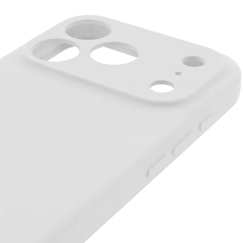 Чехол Silk Full Camera Protective (AA) NO LOGO для Apple iPhone 17 Pro Max (6.9") – Белый / White. Фото 4 из 5