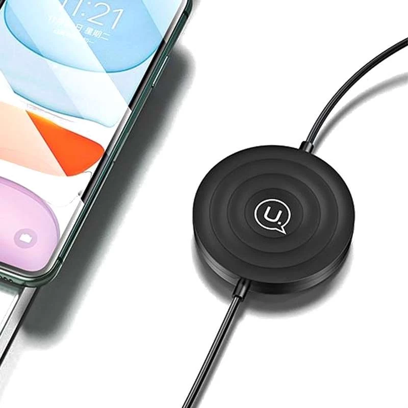 

БЗУ Usams US-CC096 для Apple Watch + Lightning cable (Черный), Чорний