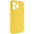 Чехол Silk Full Camera (AA) NO LOGO with Magnetic Fit для Apple iPhone 15 Pro Max (6.7") – Желтый / Yellow. Фото 1 из 4