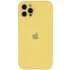 Чехол Silicone Case с защитой камеры для Apple iPhone 13 Pro Max (6.7") – Желтый / Yellow. Фото 3 из 18