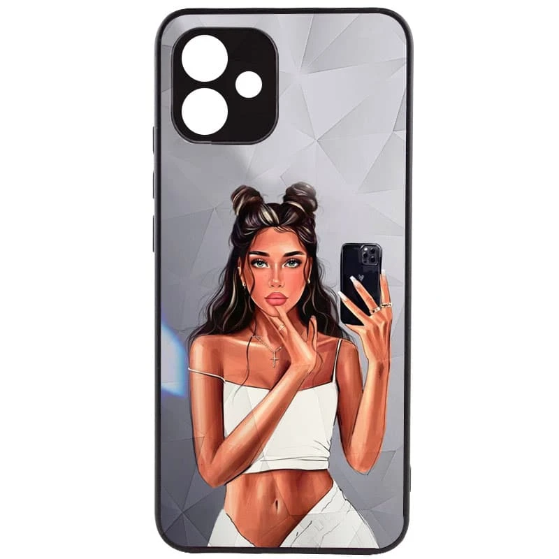 

Стеклянный чехол Prisma Ladies на Samsung Galaxy A04 (Black in White)