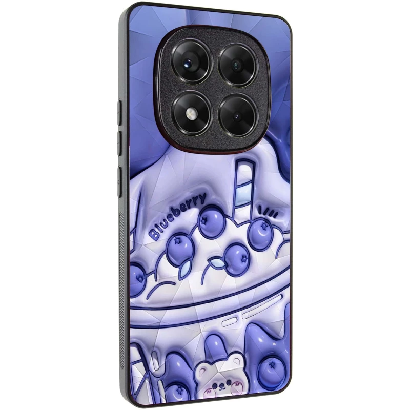 Чехол Prisma Plush для Xiaomi Redmi Note 14 4G (Int. version) – Blueberry. Фото 1 из 4