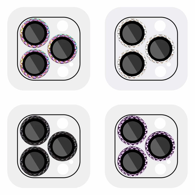 Захисне скло Metal Shine для камери на Apple iPhone 14 Pro (6.1") фото 2 з 2