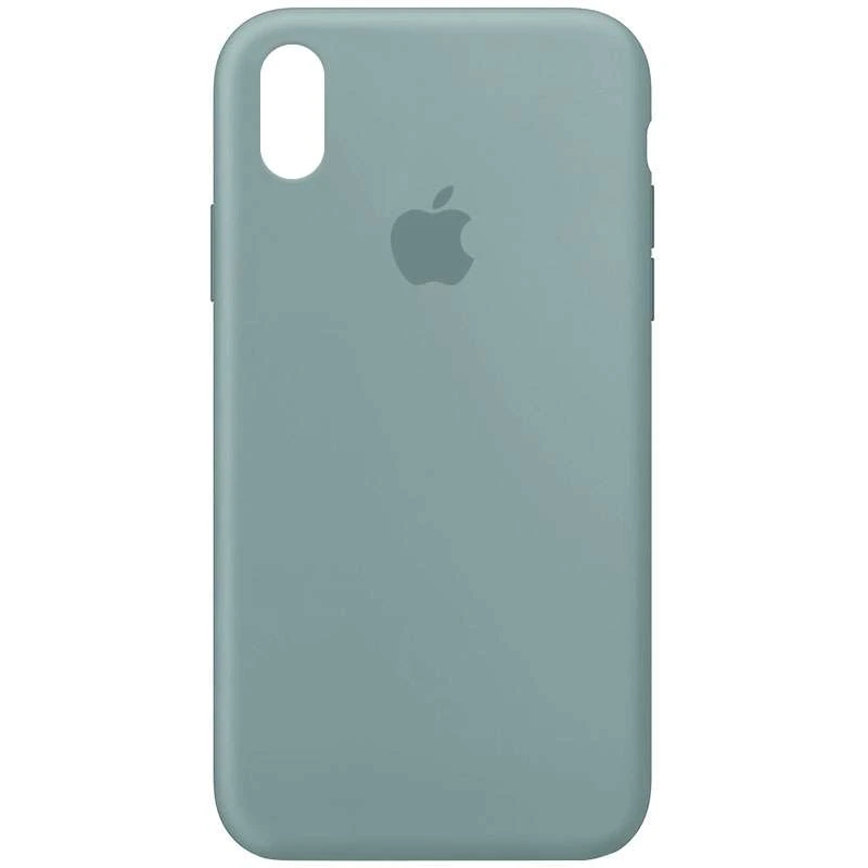

Чохол Silicone Case з закритим низом на Apple iPhone XR (6.1") (Зелений / Light cactus)