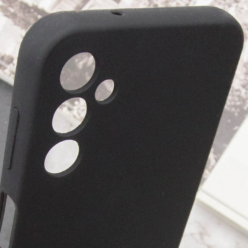 Чехол Silicone Case Lakshmi Premium з закритою камерою на Samsung Galaxy A18 – Черный / Black. Фото 9 из 14