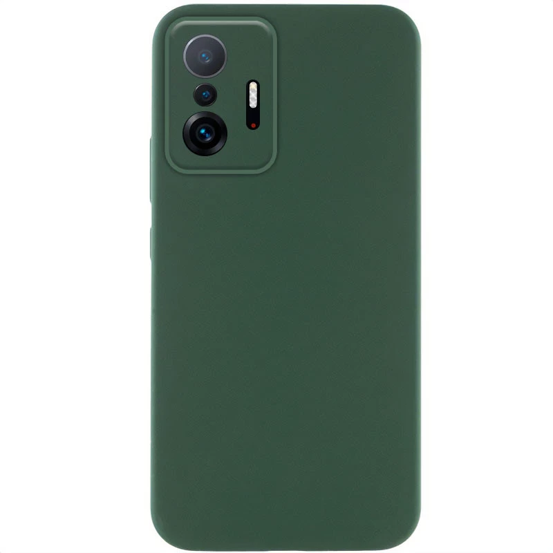Чохол Silicone Case Lakshmi Premium з закритою камерою на Xiaomi 11T / 11T Pro – Зелений / Cyprus Green. Фото 1 з 1
