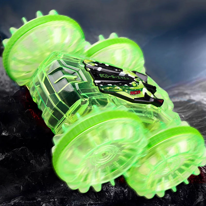 Машинка-амфібія на радіокеруванні YL-103 2.4G – Transparent green. Фото 8 з 8