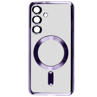 Хромовый TPU чехол с MagSafe для Samsung Galaxy S23 FE фото 1 из 3