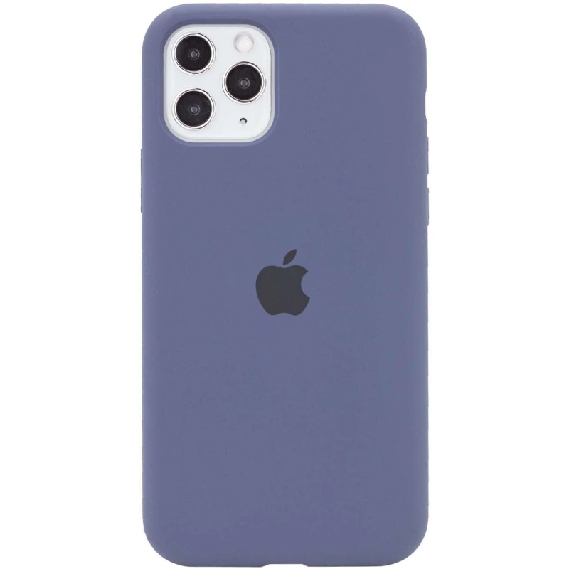 

Чехол Silicone Case с закрытым низом для Apple iPhone 11 Pro (5.8") (Темный Синий / Midnight Blue), Темний синій / midnight blue