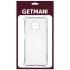 Ультратонкий силиконовый чехол GETMAN с крытыми бортами для Xiaomi Redmi Note 9s / Note 9 Pro / Note 9 Pro Max – Бесцветный (прозрачный). Фото 4 из 5