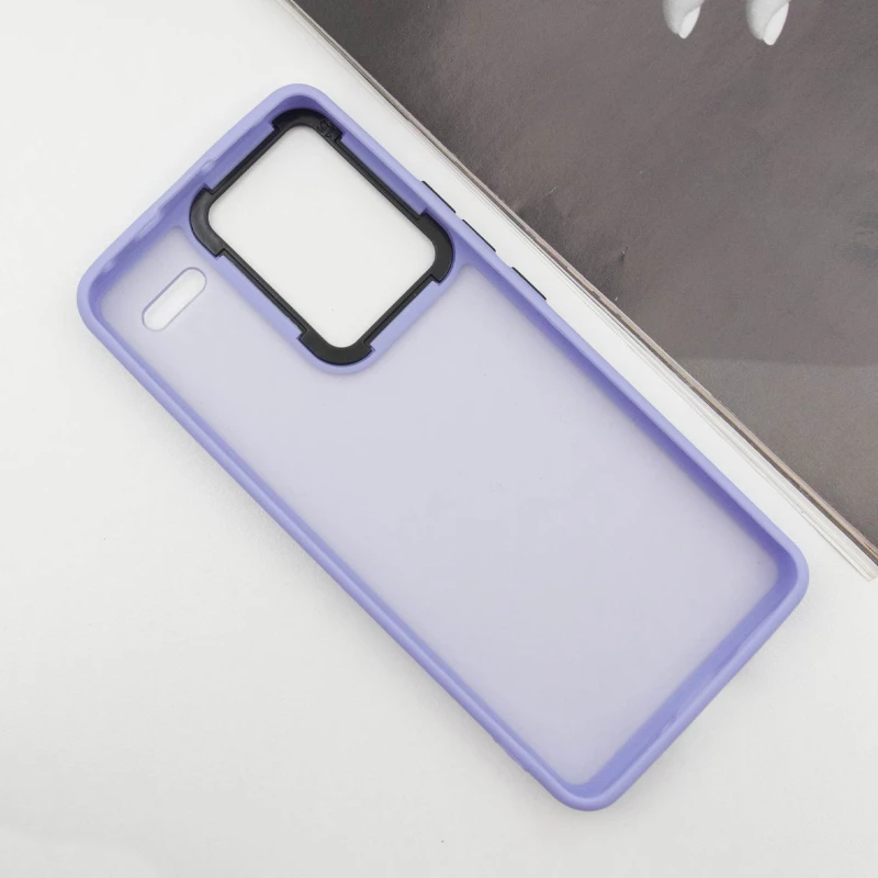 Чехол TPU+PC Lyon Frosted на Xiaomi Redmi Note 13 Pro+ – Purple. Фото 5 из 8