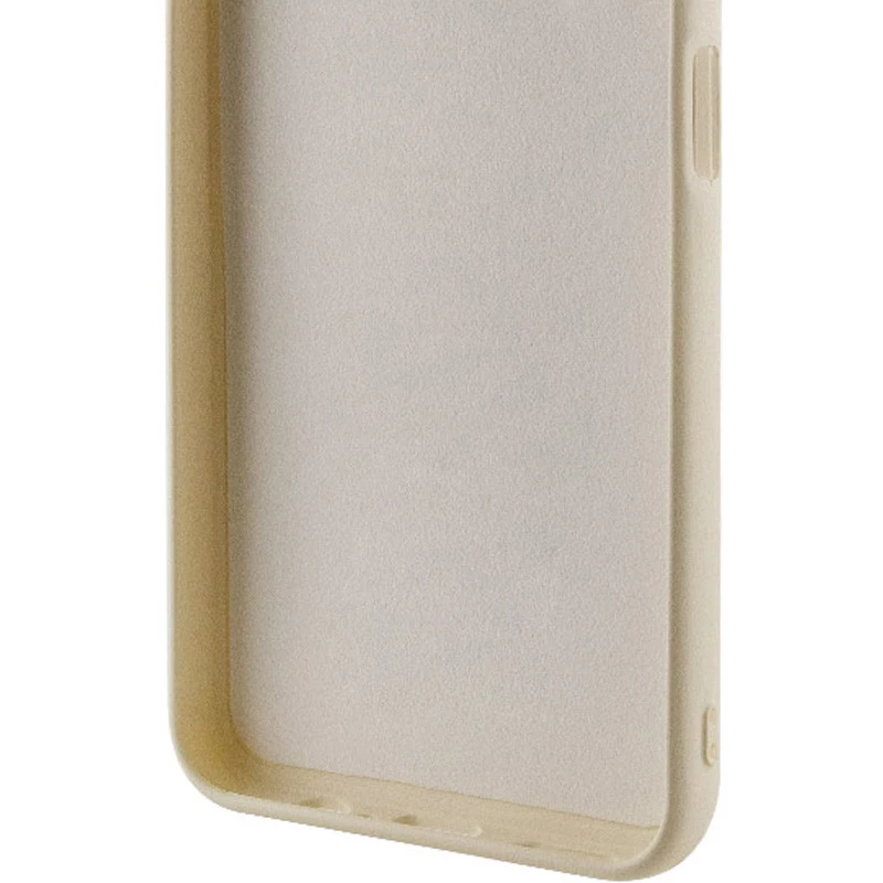 Цветной силиконовый чехол GETMAN с закрытой камерой на Xiaomi Redmi 14C / Poco C75 – Песочный / Sand. Фото 2 из 3