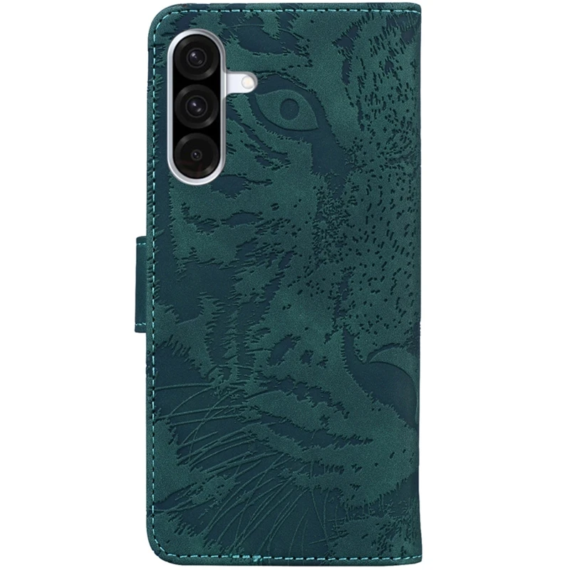Шкіряний чохол-книжка Tiger для Samsung Galaxy A37 5G – Green. Фото 2 з 7