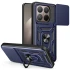 Ударопрочный чехол Serge Ring с защитой камеры для Xiaomi 17 – Синий. Фото 1 из 1