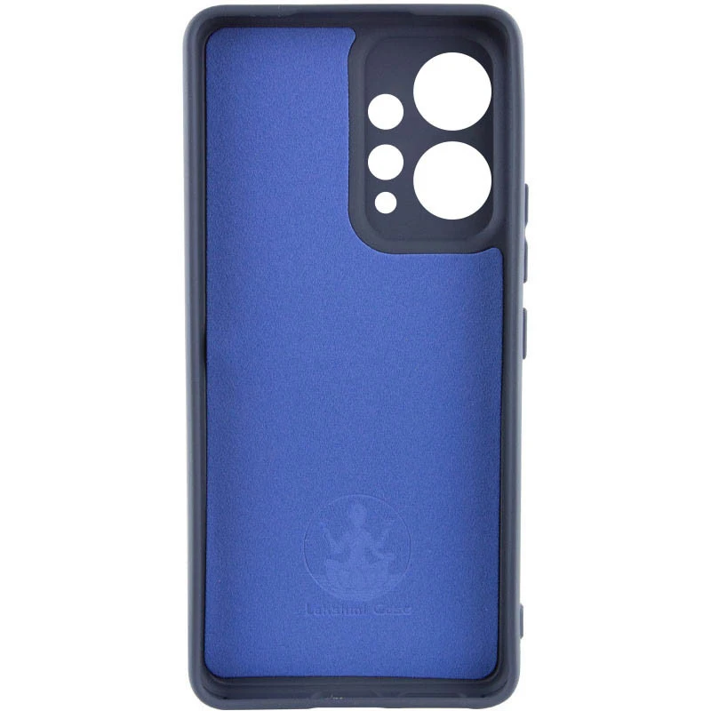 Чохол Silicone Case Lakshmi Premium із закритою камерою для Xiaomi Redmi Note 12 4G – Темно-синій / Midnight blue. Фото 4 з 11