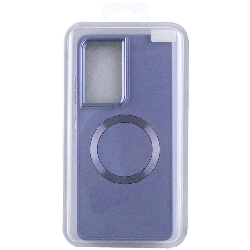 TPU чехол Bonbon с металлическими кнопками та MagSafe на Samsung Galaxy S24 Ultra – Сиреневый / Dasheen. Фото 11 из 13