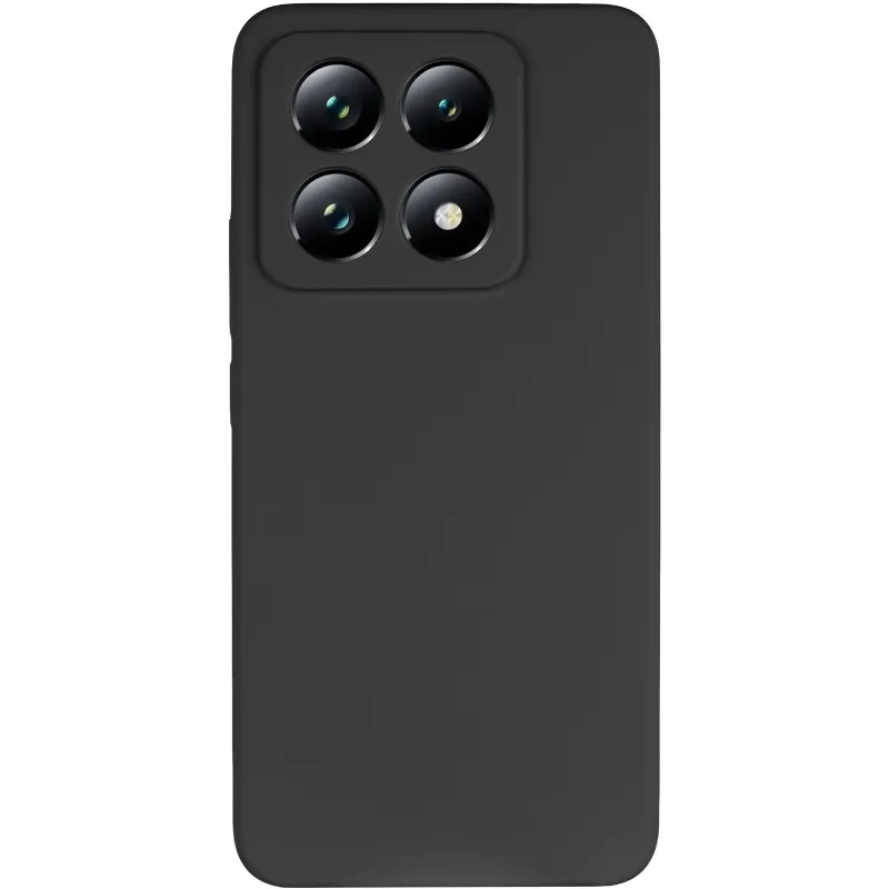 Чехол Silicone Case Lakshmi Premium з закритою камерою на Xiaomi 14T – Черный / Black. Фото 3 из 9