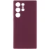 Чохол Silicone Case Lakshmi Premium із закритою камерою для Samsung Galaxy S25 Ultra – Бордовий / Plum. Фото 1 з 7