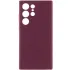 Чехол Silicone Case Lakshmi Premium з закритою камерою на Samsung Galaxy S26 Ultra – Бордовый / Plum. Фото 1 из 7