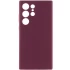 Чехол Silicone Case Lakshmi Premium з закритою камерою на Samsung Galaxy S23 Ultra – Бордовый / Plum. Фото 2 из 10