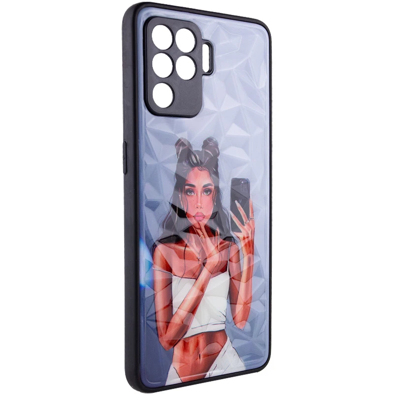 

Стеклянный чехол Prisma Ladies на Oppo Reno 5 Lite (Black in White)
