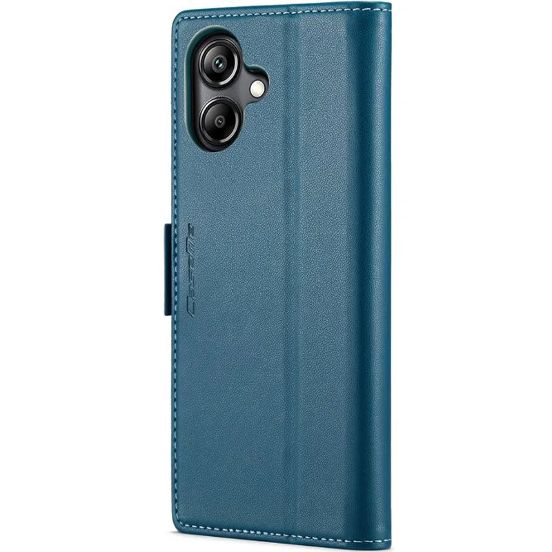 Шкіряний чохол-книжка CaseMe Nappa leather для Xiaomi Redmi Note 15 Pro+ 5G – Blue. Фото 3 з 10