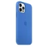 Чохол Silicone Case з закритим низом на Apple iPhone 12 Pro Max (6.7") – Синій / Capri Blue. Фото 2 з 3