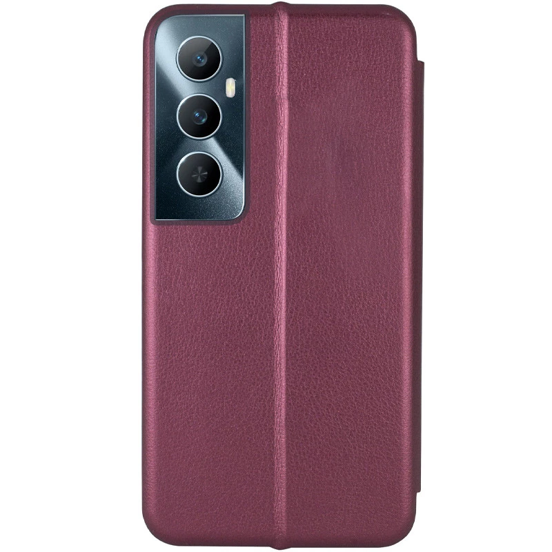 Чехол-книжка классический для Realme C65 4G – Бордовый. Фото 4 из 6