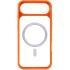 Чохол TPU GETMAN Moon Clear with MagSafe для Apple iPhone 17 Air (6.5") – Orange. Фото 4 з 6
