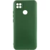 Чохол Silicone Case Lakshmi Plus з закритою камерою на Xiaomi Redmi 10A – Зелений / Dark green. Фото 1 з 4