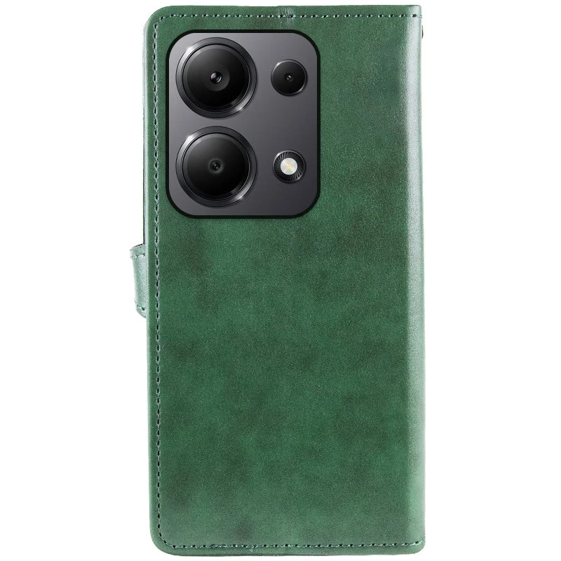 Чохол-книжка GETMAN галант на Xiaomi Redmi Note 13 Pro 5G – Зелений. Фото 3 з 7