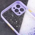 Чехол с блестками и защитой камеры для Apple iPhone 12 Pro Max (6.7") – Сиреневый. Фото 4 из 4
